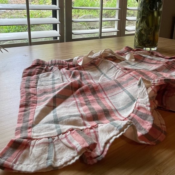 LOFT nwt sleep shorts flannel pink cute loungewear - Picture 2 of 5